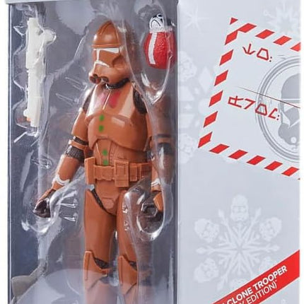 Star Wars,The Black Series Phase II Clone Trooper (Holiday Edition) 6-Inch F5610 Multicolored Collectible Figure Ages 4 and Up
