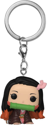 Funko POP! Keychain: Demon Slayer - Nezuko Novelty Keyring - Collectable Mini Figure - Stocking Filler - Gift Idea - Official Merchandise - Anime Fans - Backpack Decor