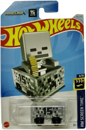 Hot Wheels Minecraft Minecart HW Screen Time 8/10 136/250, Gray