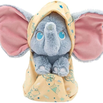 Disney Store Babies Collection: Dumbo Plush in Swaddle with Detailed Plush Features - Official Soft Toy - Stuffed Animals for Babies - Perfect for Fans & Kids