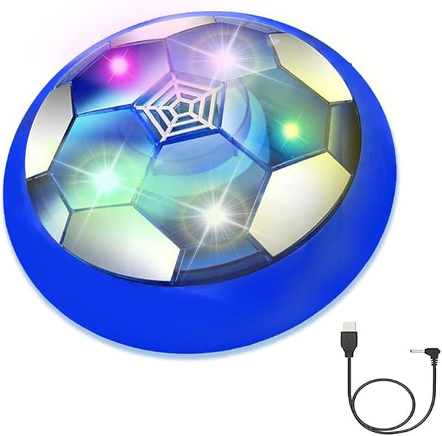 JRD&BS WINL Football Toys for Kids Light Up LED Hover Soccer Ball Toys for Boys Gifts Indoor Game Indoor Football Air Soccer Floating Ball Training Ball Playing Football for Children Gifts Blue