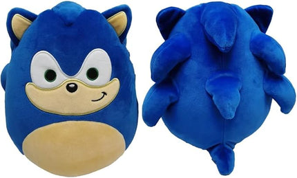 Squishmallows Kellytoy SEGA Sonic, Knuckles, Tails, Shadow Plush Toy (8'' Sonic The Hedgehog) SQK2821