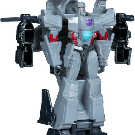 Transformers EarthSpark 1-Step Smash Changers Megatron 4-Inch Action Figure, Robot Toys for Boys and Girls 6 and Up