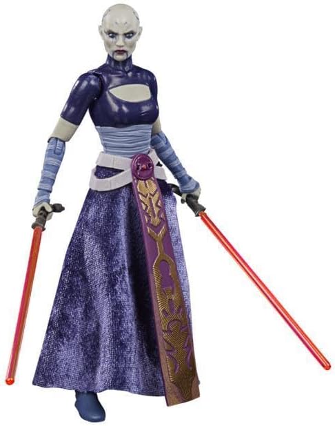 STAR WARS The Black Series Asajj Ventress Toy 6-Inch Scale The Clone Wars Collectible Action Figure, Toys for Kids Ages 4 and Up