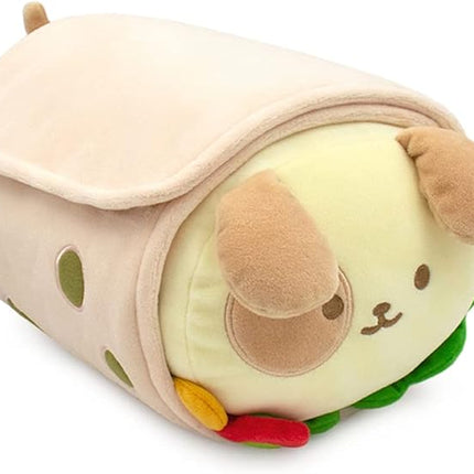 Anirollz Puppiroll Plush in Burrito Outfitz (12") – Kawaii Medium Stuffed Animal with Removable Costume – Cute Squishy Plush Toy Gift for Girls & Collectors