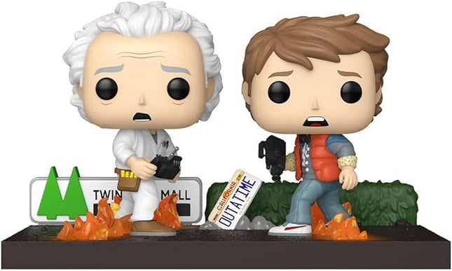 Funko Pop! Moment: Back to The Future - Doc & Marty - Collectable Vinyl Figure - Gift Idea - Official Merchandise - Toys for Kids & Adults - Movies Fans