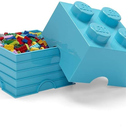 Room Copenhagen 40030643 LEGO Storage Brick, 4 Knobs, Medium Azur