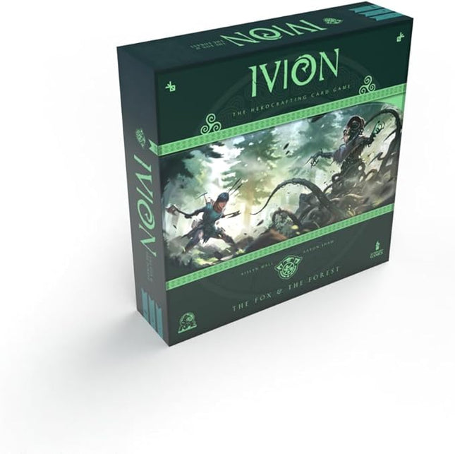 IVION: The Fox and The Forest | APE Games | Board Game | 2 Players | 20-60 Minutes | Ages 14+ | Fantasy | Hero Dueling | Deck Building | Cross Compatible | Season 2 | Aislyn Hall and Aaron Shaw