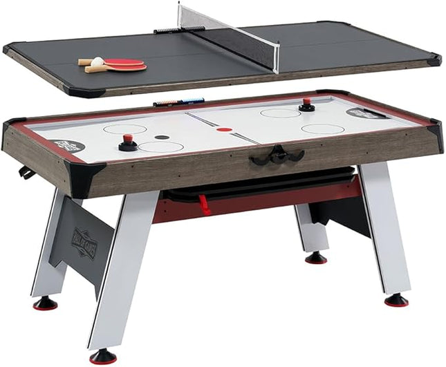 Hall of Games Air Hockey Table, Indoor Arcade Gaming Sets with Electronic Score Systems, Perfect for Family Game Rooms