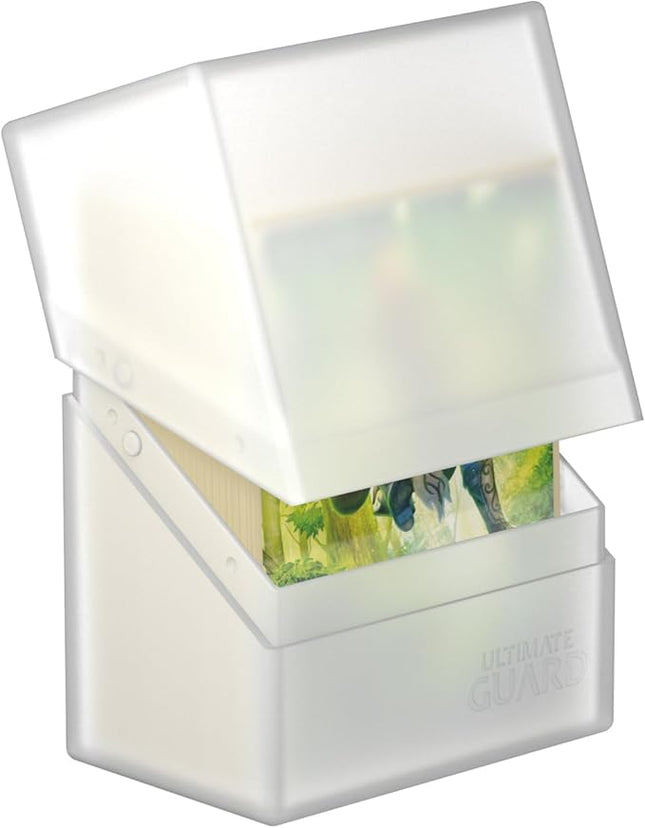 Ultimate Guard Boulder 60+ Classic, Deck Case for 60 Double-Sleeved TCG Cards, Frosted, Secure & Durable Storage for Trading Card Games, Soft-Touch Finish
