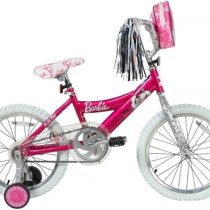 Dynacraft Barbie 12-18 Inch Girls BMX Bike for Age 3-9 Years - Fun and Stylish Design, Sturdy and Durable, Perfect for Kids Learning to Ride, Easy to Assemble, Ideal for Young Riders