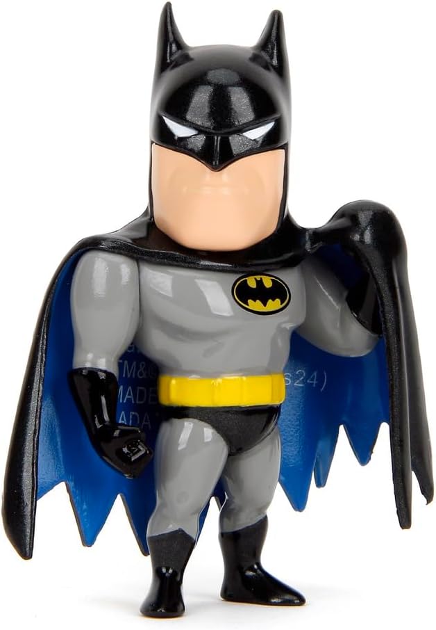 Jada Toys DC Batman (1 Piece) - 1 of 4 Collectible Metal Figures (Batman, Joker, Catwoman, Harley Quinn) for Fans and Collectors from 8 Years, Wave 2, Random Selection, 6.5 cm