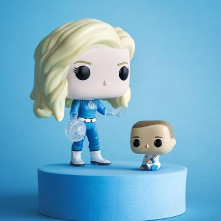 Funko Pop! & Buddy: The Fantastic Four: First Steps - Invisible Woman - Fantastic Four (2025) - Collectable Vinyl Figure - Gift Idea - Official Merchandise - Toys for Kids & Adults - Movies Fans