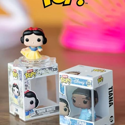 Funko Bitty Pop Disney Princesses - Rapunzel, Merida, Moana and A Surprise Mystery Mini Figure - 0.9 Inch (2.2 Cm) Collectable - Stackable Display Shelf Included - Cake Topper - Gift Idea