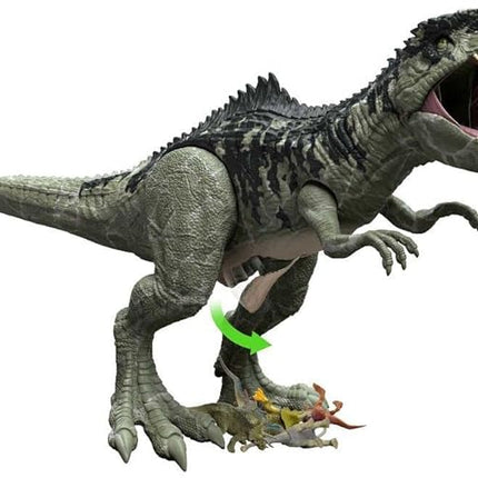 Mattel Jurassic World Super Colossal Dinosaur Action Figure, Large Giganotosaurus Dino Toy with Eating Feature, 3+ Feet Long
