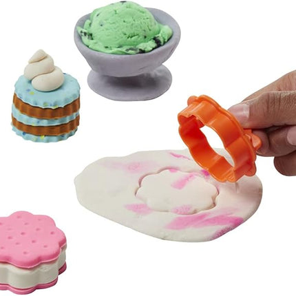 Play-Doh Kitchen Creations Cook 'n Colors Refill Variety Pack with Confetti, Elastix, Drizzle, Metallics, and Color Burst, Non-Toxic (Amazon Exclusive)