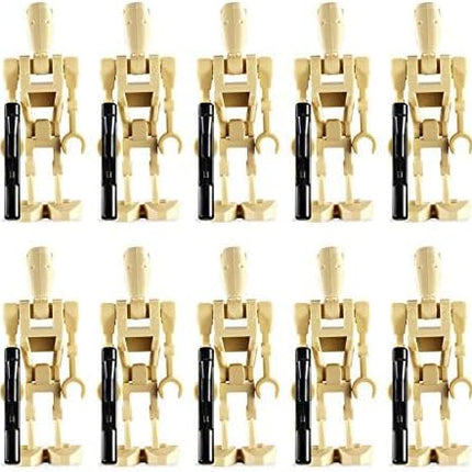 LEGO 10 New Battle Droid Minifig Lot Star Wars Figures Minifigures Clone Guns