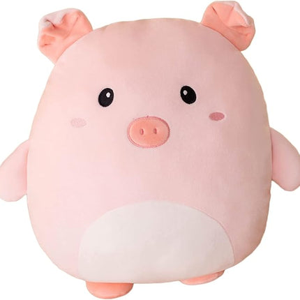 Pig Stuffed Animal Plush Pillow, 16 inch Pig Plushies Toy Cute Pink Pig Plush Throw Pillow Toy Gifts for Room Decor Kids Birthday Valentine