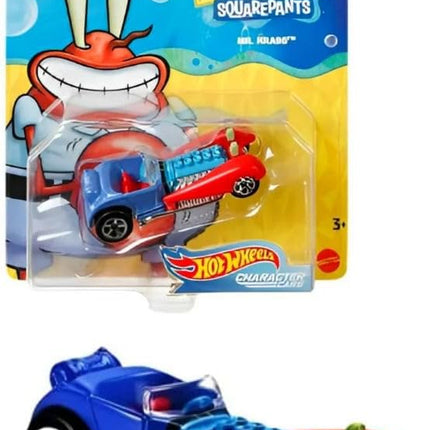 Underwater Wheels Spongebob Character Squarepants 6-Pack Car Bundle + Spongebob Yellow Bubble Van / Patrick Star / Squidward / Mr. Krabs / Plankton / Sandy Cheeks Racer Die-Cast 6 Items Bundle