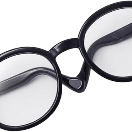 3pcs Doll Accessories Set Included Mini Glasses, Shoulder Bag and Canvas Shoes, Dress Up Accessories Replacement for 17cm Doll, Mini Costume Supplies for 6.7in Figures (Set of Sliver)