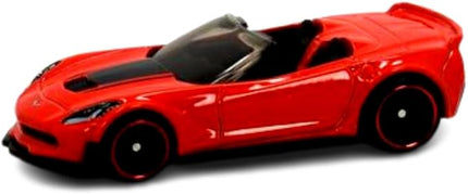 Hot Wheels Corvette C7 Z06 Convertible, HW Roadsters 4/10 Red