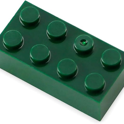 Feleph 100pcs 2x4 Bricks Dark Green Pieces Parts Classic Building kit Creative Play Set Basic Blocks Toy Accessories Compatible with 3001 Major Brands