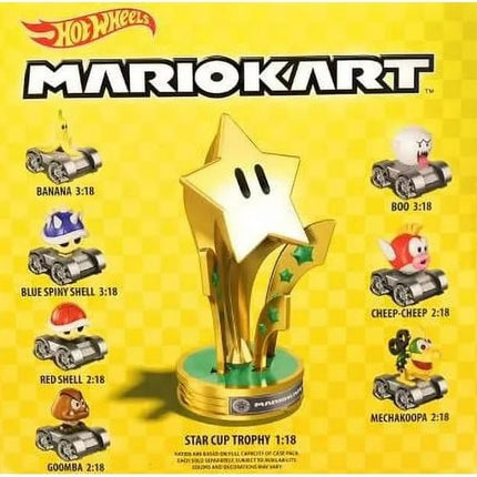 Hot Wheels Mario Kart Series 3 Blind Box Pack of 6 – Die‑Cast Mystery Vehicles Ages 3+