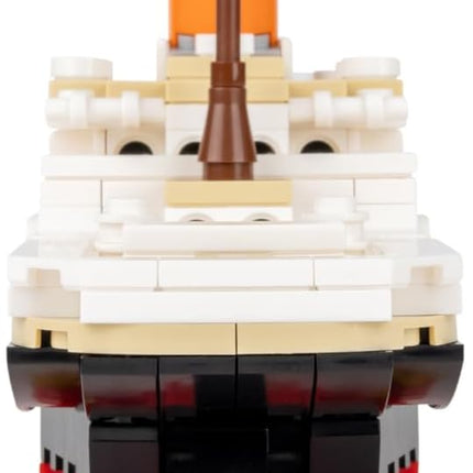 Brick Loot Titanic Micro Building Blocks Set – 390-Piece DIY Ship Model Kit, Mini Bricks for Adults & Kids, 3D Puzzle STEM Toy, Collectible Display, Gift for Ship Lovers & Puzzle Fans (Large)