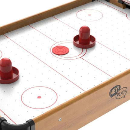 Air Hockey Table Mini Arcade Game - 22-Inch Tabletop Board Game for Girls and Boys, Battery-Operated, and Includes Puck and Paddles by Hey Play