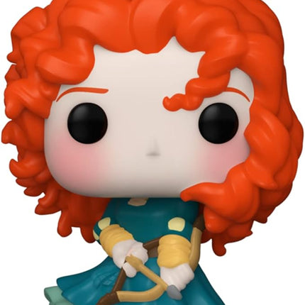 Funko Bitty Pop Disney Princesses - Rapunzel, Merida, Moana and A Surprise Mystery Mini Figure - 0.9 Inch (2.2 Cm) Collectable - Stackable Display Shelf Included - Cake Topper - Gift Idea