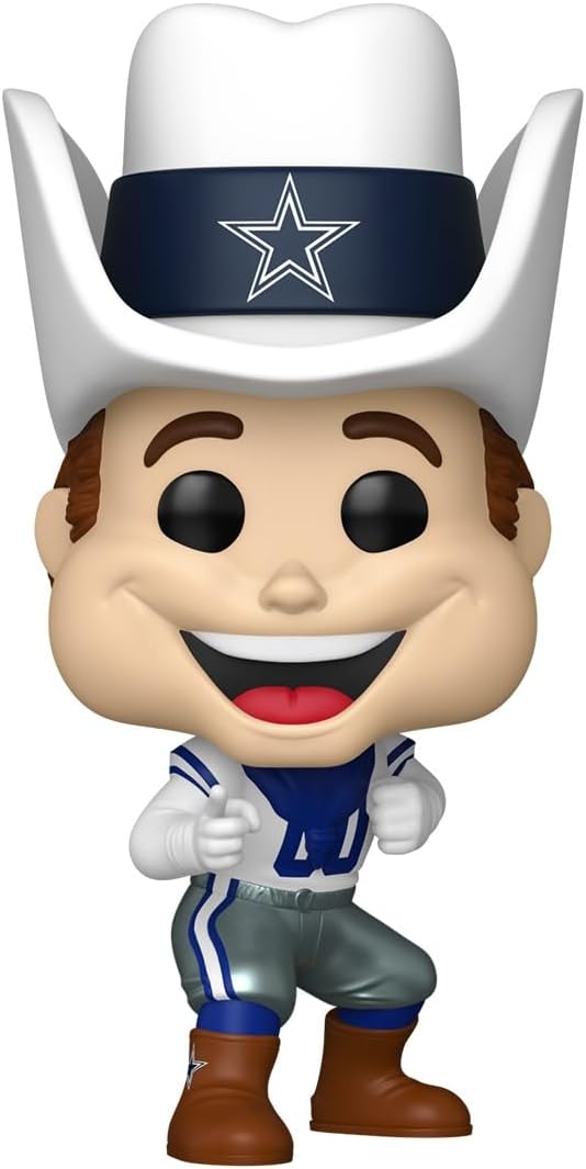 Funko Pop! NFL Mascots: Cowboys - Rowdy - NHL Mascots and Marks - Collectable Vinyl Figure - Gift Idea - Official Merchandise - Toys for Kids & Adults - Sports Fans - Model Figure for Collectors