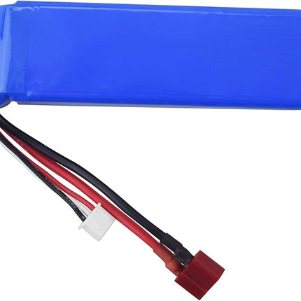 Fytoo 2PCS 7.4V 2200mah Lithium Battery with 2 in 1 Charger for WLtoys K949 10428 10428-A L202 RC high-Speed Remote Control car