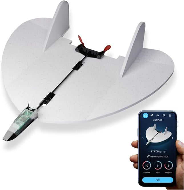 POWERUP 4.0 The Next-Generation Smartphone Controlled Paper Airplane Kit, RC Controlled. Easy to Fly with Autopilot & Gyro Stabilizer. for Hobbyists, Pilots, Tinkerers.
