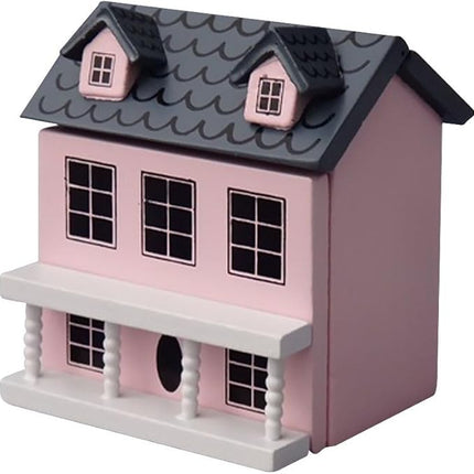 Toyvian Dollhouse Miniature House Christmas Village Houses Wooden Dollhouse kit Toy House Model Tiny Wooden