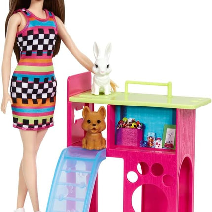 Barbie Mattel Doll Bird with Animals Multi-Coloured (HGM62)