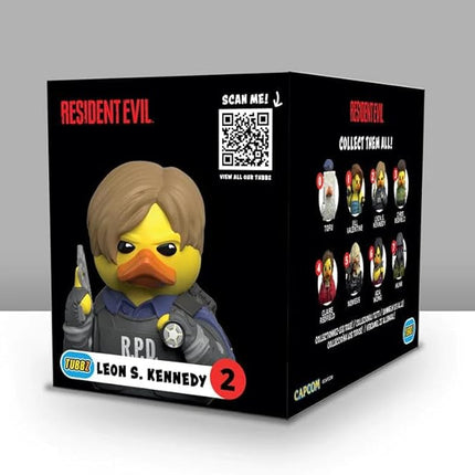 TUBBZ Boxed Edition Leon S. Kennedy Collectible Vinyl Rubber Duck Figure - Official Resident Evil Merchandise - Horror TV, Movies & Video Games