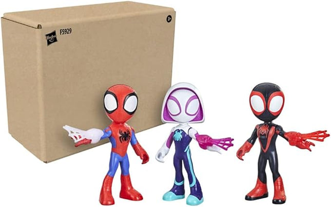 Spidey and his Amazing Friends Supersized Hero Multipack, 3 Large Action Figures, Marvel Preschool Super Hero Toy, Ages 3 and Up, 9 Inches (Amazon Exclusive)
