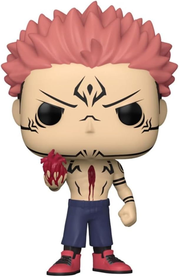 Funko Jujutsu Kaisen POP & Buddy! Animation Vinyl Figurine Sukuna w/Heart 9 cm