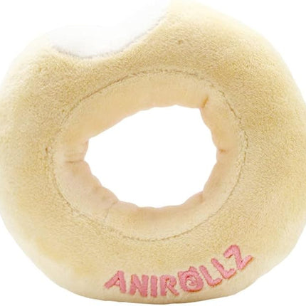 Anirollz Kittiroll Plush in Donut Ring Outfitz – Kawaii Stuffed Animal with Removable Costume – Cute Squishy Plush Toy Gift for Girls & Kids