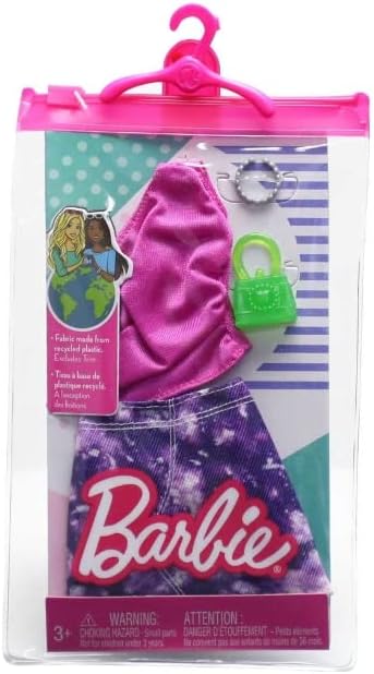 Mattel - Barbie Fashion Clothing Full Look and Accessories Mod Sdos (HJT19)