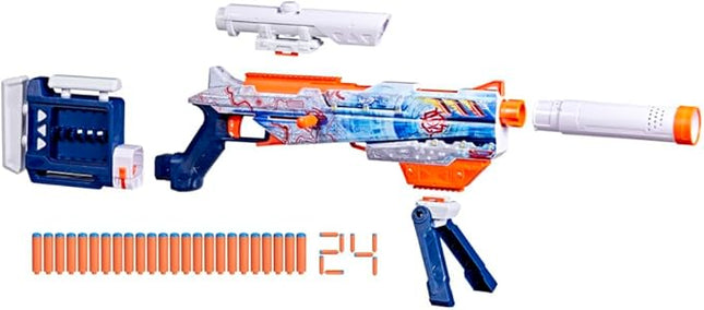 Nerf Loadout Arctic Zerostriker Blaster and N1 Darts