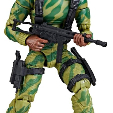 G.I. Joe Classified Series Retro Cardback SGT. Stalker, Collectible 6 Inch Action Figure with 8 Accessories