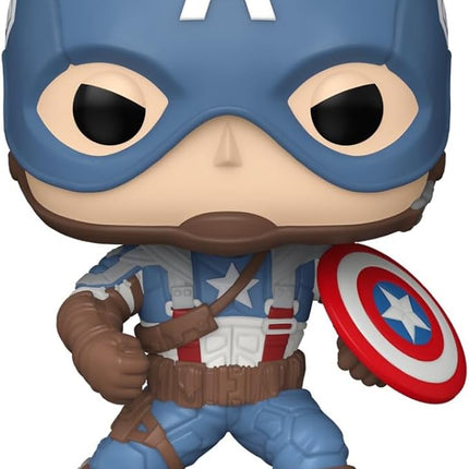 Funko Pop Marvel: Infinity Saga - Captain America - Collectable Vinyl Figure - Gift Idea - Official Merchandise - Toys for Kids & Adults - Superheroes Fans - Model Figure for Collectors and Display