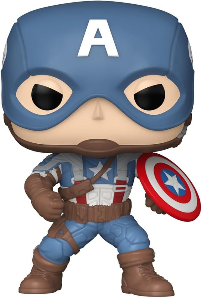 Funko Pop Marvel: Infinity Saga - Captain America - Collectable Vinyl Figure - Gift Idea - Official Merchandise - Toys for Kids & Adults - Superheroes Fans - Model Figure for Collectors and Display
