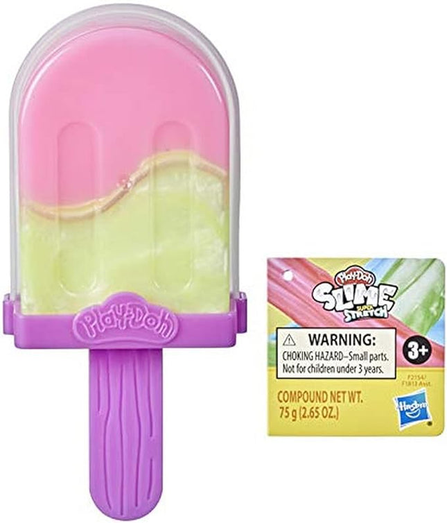 Play-Doh Slime Super Stretch Pop Ice Cream Toy for Kids 3 Years and Up, Treat for The Summer, Colors Vary