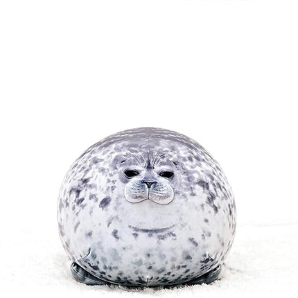 ETAOLINE Chubby Blob Seal Pillow Cute Seal Plush Toy Cotton Stuffed Animals (Small)