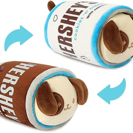 Anirollz Stuffed Animal Plush Toy - Official Hershey Chocolate Toy Blanket Outfitz Doll | Soft, Squishy, Warm, Cute, Comfort, Safe| Pillow with Dog - Valentine's Day Gift 6" Puppiroll