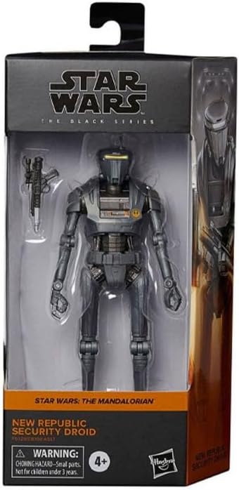 STAR WARS The Black Series New Republic Security Droid Toy 6-Inch-Scale The Mandalorian Action Figure, Toys Kids Ages 4 and Up