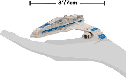 Star Wars Micro Galaxy Squadron Lt. Callahan’s E-wing Mystery Bundle - 5-Inch and 2.5-Inch Vehicles with Accessories (Amazon Exclusive)