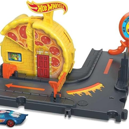 Hot Wheels Mattel City Speedy Pizza Pick-Up/from Assort
